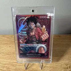 Monkey.D.Luffy ST01-001 - One Piece Card Game Starter Deck 1 Straw Hat Crew Foil - Image 4