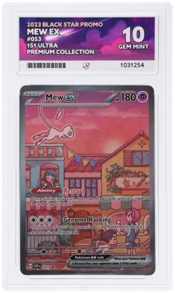 Pokemon Mew EX Black Star Promo TCG Card SVP053 151 Ace 10 PERFECT SUB GRADES - Image 1