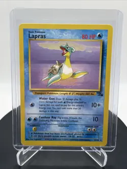 Lapras - 25/62 - Pokemon Fossil Unlimited Rare Card WOTC NM - Image 1