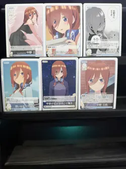 The Quintessential Quintuplets Card Game Miku Nakano Lot 6 Cards - Image 1