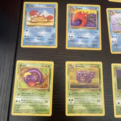 Pokemon TCG Fossil Set Mixed Non-Holo Card Lot Of 14 (LP-MP) WOTC - Image 2