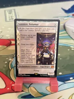 Magic the Gathering Summon: Bahamut Final Fantasy Mythic Card, Regular M0001 FIN - Image 1