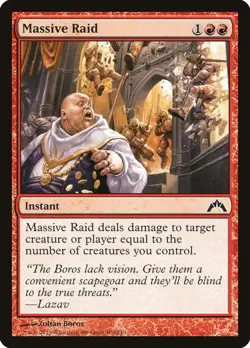 100 - Massive Raid - Gatecrash - Normal - Magic: The Gathering Card - Image 1