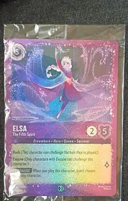 Elsa - The Fifth Spirit 6 Disney Lorcana Promo Cards Holo - Image 1