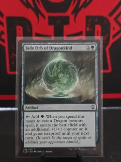 Jade Orb of Dragonkind Commander Legends: Battle for Baldur's Gate CLB MTG - Image 1