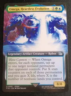 MTG Final Fantasy - Omega, Heartless Evolution - Extended Art - Image 1