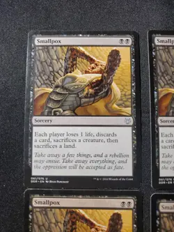 4x SMALLPOX MIXED SETS NM ENGLISH MAGIC THE GATHERING MTG TCG PLAYSET SEE PICS * - Image 2