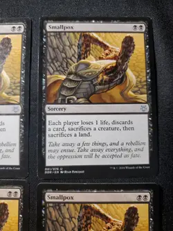 4x SMALLPOX MIXED SETS NM ENGLISH MAGIC THE GATHERING MTG TCG PLAYSET SEE PICS * - Image 3