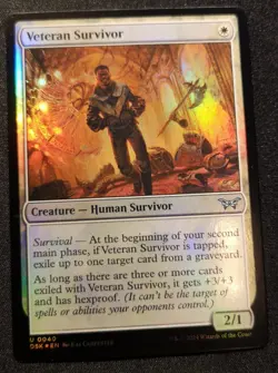 Veteran Survivor - Foil - DSK - MTG - EN - NM - 0040 - Image 1
