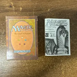 MTG *Revised 3rd Edition Empty Starter Deck Box With Rulebook* (Used) Magic - Image 1