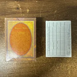MTG *Revised 3rd Edition Empty Starter Deck Box With Rulebook* (Used) Magic - Image 2
