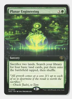 Planar Engineering (Extended Art) 340 Secrets of Strixhaven MTG NM - Image 1
