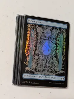 x10 MTG Island (268) Phyrexia: All Will Be One - Foil (Full Art) NM - Image 2
