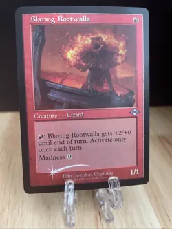 MTG Blazing Rootwalla Modern Horizons 2 #404 Retro Frame FOIL Uncommon NM/M MH2 - Image 1