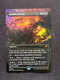 Season of Loss (BORDERLESS) - Bloomburrow (MTG) - Image 1