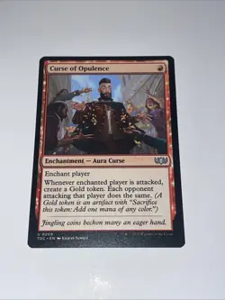 Curse of Opulence #209 | Near Mint | Tarkir Dragonstorm Commander TDC Magic MTG - Image 1