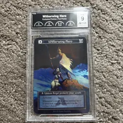 Sorcery Witherwing Hero Promo Foil Alpha Investments Graded PCG 9 - Image 1