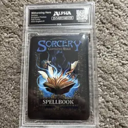 Sorcery Witherwing Hero Promo Foil Alpha Investments Graded PCG 9 - Image 2