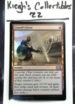 Mtg Crowd's Favor *Foil* - Image 1