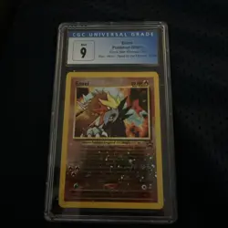 Entei Reverse Holo #34 Pokemon Spell of the unkown Black Star Promo CGC 9 2001 - Image 1