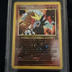 Entei Reverse Holo #34 Pokemon Spell of the unkown Black Star Promo CGC 9 2001 - Image 2
