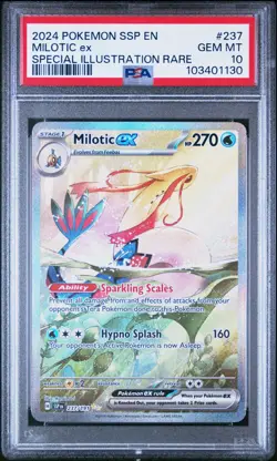2024 Pokemon Milotic EX 237/191 Surging Sparks PSA 10 GEM MINT 💎 - Image 1