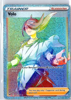 Volo 211/196 Rainbow Rare Lost Origin Pokemon Near Mint - Image 1