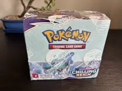 Pokemon TCG Sword & Shield: Chilling Reign Booster Box Factory Sealed W Case - Image 2
