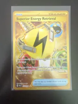 Pokemon Superior Energy Retrieval 277/193 Paldea Evolved Gold Hyper Rare Holo - Image 1