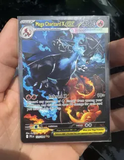 Mega Charizard X ex 125/094 Me02: Phantasmal Flames Holo - Image 1
