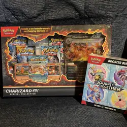 Pokemon TCG Charizard EX Special Collection + Journey Together Booster box ✅ - Image 1