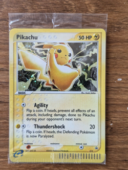 SEALED 2003 Pokemon Pikachu 012 Meowth 013 Black Star Promo Holo WOTC E-Reader - Image 1