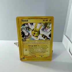 Pokemon 2002 Aquapolis - Elekid - Non-Holo Rare - 9/147 - Image 1