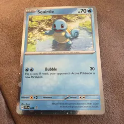 Pokemon Squirtle SVP 048 Black Star Promo 151 - Image 2