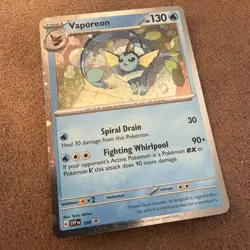 Vaporeon SVP 168 (Cosmos Holo) Black Star Promos - Pokemon [Near Mint] - Image 1