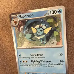 Vaporeon SVP 168 (Cosmos Holo) Black Star Promos - Pokemon [Near Mint] - Image 2