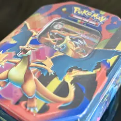 Pokemon TCG: Mega Charizard Y EX Tin – Sealed – Authentic - Image 3