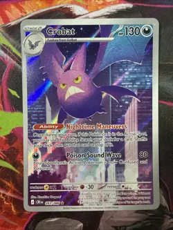 Pokemon Crobat 093/086 Illustration Rare Chaos Rising - Image 1