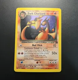 Pokemon Dark Charizard 4/82 Team Rocket Holo Rare English 2000 WOTC Unlimited - Image 1
