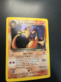 Pokemon Dark Charizard 4/82 Team Rocket Holo Rare English 2000 WOTC Unlimited - Image 2