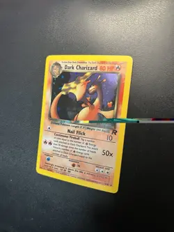 Pokemon Dark Charizard 4/82 Team Rocket Holo Rare English 2000 WOTC Unlimited - Image 5