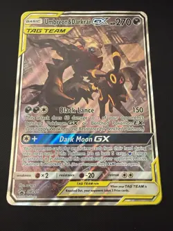 Pokemon TCG Umbreon & Darkrai GX SM241 Jumbo HP - Image 1