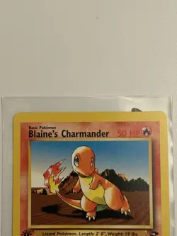Pokemon Blaine's Charmander Gym Challenge 60/132 1st Edition LP - Image 2