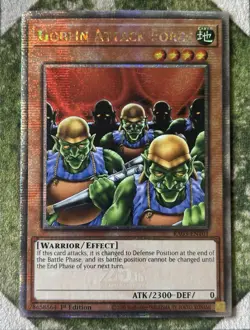 YuGiOh GOBLIN ATTACK FORCE Quarter Century Secret Rare RA03-EN101 - Image 2