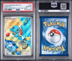 POKEMON FIRST PARTNER ILLUSTRATION PSA 10 SEQUENTIAL SET 37 38 39 Kanto Starters - Image 4