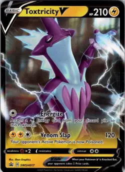 Toxtricity V SWSH017 Holo Promo Sword & Shield Promo Pokemon Near Mint - Image 1