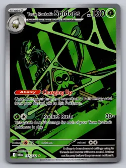 Team Rocket's Spidops 187/182 Illustration Rare Destined Rivals Near Mint - Image 1