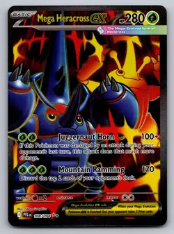 Mega Heracross ex 108/094 Ultra Rare Phantasmal Flames Near Mint - Image 1