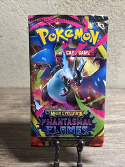Pokemon Phantasmal Flames Mega Evolution Booster Pack English Mega Charizard! - Image 1
