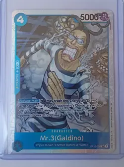 Mr.3(Galdino) OP16-056 SR The Time of Battle Foil English One Piece NM - Image 2